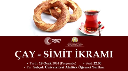 Sınav Döneminde Çay-Simit Etkinliği